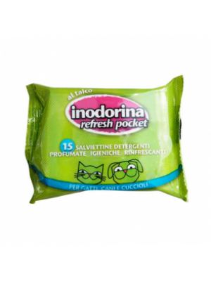 INODORINA TOALHITAS REFRESH POCKET 15 UNID