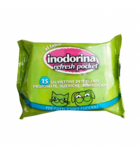 INODORINA TOALHITAS REFRESH POCKET 15 UNID